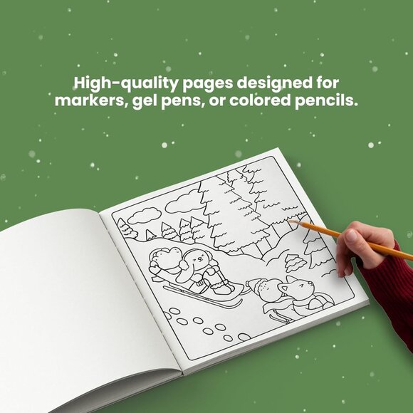 NEW! Snuggly Christmas: Cute & Bold Coloring (Sunny Vibes) - Picture 6 of 9